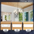 thumbnail image 3 of LUXRITE 5 In. LED Square Regressed Mini Panel Light, 5CCT, 16-26W, Up to 2500LM, Dual Dimmable, 100 Beam, ETL 4 Pack, 3 of 7