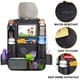 thumbnail image 2 of Organizador de coche para niños, 【Supercapacidad】 Organizador de asiento de coche, negro, 2 piezas, 2 of 5