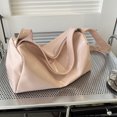 thumbnail image 1 of Bolso de hombro compuesto para mujer, impermeable, PU, ​​transpirable, doble correa, viaje de compras, 1 of 6