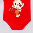 thumbnail image 5 of Emitonse Summer Outfits Baby Girl,Jumpsuit For Girls,Baby Boys Girls Bodysuit Short Sleeve Romper Jumpsuit Outfit Watermelon Red,Size 9-12 Months, 5 of 5