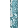 thumbnail image 2 of Addison Rugs Chantille Indoor/Outdoor Transitional Abstract Teal Washable Runner Rug, 2'3" x 7'6", 2 of 6