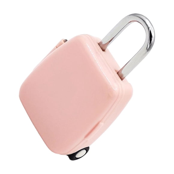 relayinert Keyless Combination Padlock Code Lock for Locker School Gym Pink Toolbox