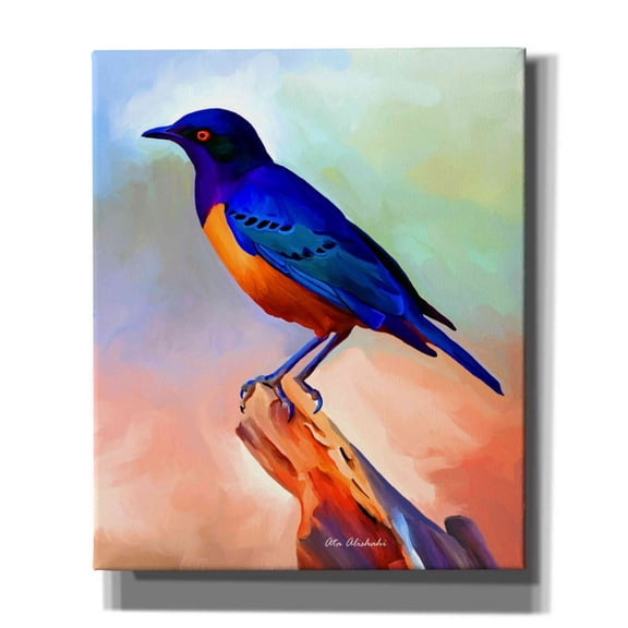Epic Graffiti 'Bird' by Ata Alishahi, Giclee Canvas Wall Art, 20"x24"