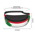 thumbnail image 3 of Women Men Flag Of Sudan Fanny Pack Sling Crossbody Bag for Outdoor Travel Sports Hiking, 3 of 7