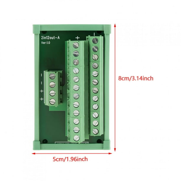 Jienk VGA DB15 3Row Female D-SUB Din Rail Mount Interface