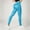 Blue, variant on Seamless Butt Lifting Leggings for Women, High Waisted Tummy Control Yoga Pants, Squat Proof 3D Peach Booty Enhancing Workout Tights, Perfect for Gym & Fitness (Gray L)