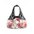 thumbnail image 1 of Sac à Main en Cuir Imprimé Fleur Rose Colorée pour Femmes, 1 of 4
