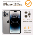 thumbnail image 2 of Entronix Clear Magnetic Case for iPhone 15 Pro, [Yellow Resistant] Slim Fit Shockproof Crystal Clear, 2 of 6