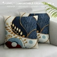 thumbnail image 3 of COMIO Boho Throw Pillow Covers Mid Century Modern Navy Blue Burnt Orange Pillow Cover Decorative Abstract Minimalist Cushion Pillow Case Indoor Outdoor for Couch Bed Home Decor, 3 of 5