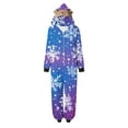 thumbnail image 2 of Lopecy-Sta Christmas Matching Onesie for Women Holiday Hooded Jumpsuit Sleepwear Pjs for Mommy Xmas Loungewear for Mom, 2 of 7