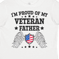 thumbnail image 4 of Inktastic I'm Proud of My Veteran Father with Shield Boys or Girls Toddler T-Shirt, 4 of 5