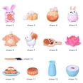 thumbnail image 6 of Small Ornaments Rabbit Figurines Series Micro Landscape Eating Moon Cute Animal Desktop Decor Mid-Autumn Festival, 6 of 18