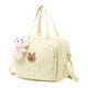 thumbnail image 3 of Bolso de mano para pañales, bolso de viaje de gran capacidad, organizador de productos para bebés. Amarillo, 3 of 9