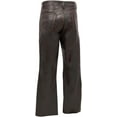 thumbnail image 2 of First Mfg Co - Commander - Men's Motorcycle Biker Riding Brown Leather Pants - Size 30 - Durable Zipper, 2 of 3