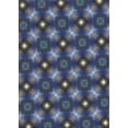 thumbnail image 1 of Ahgly Company Indoor Rectangle Patterned Slate Blue Grey Novelty Area Rugs, 6' x 9', 1 of 6
