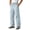 Light Blue, variant on Mens Windproof 3-in-1 Cargo Pants Drawstring Elastic Waist Multi-Pockets Soft Shell Bottoms Fleece Liner Warm Waterproof Trousers