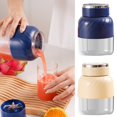 thumbnail image 1 of Vaso exprimidor portátil 500 ml | Licuadora inalámbrica para batidos y hielo | Extractor de jugos multi-cuchillas de gran capacidad | Material seguro libre de BPA | Batería recargable de 2600 mAh, 1 of 9