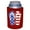 Red, variant on Flip Flop Stars and Stripes USA Thick Foam Old School Can Coolie (Red)