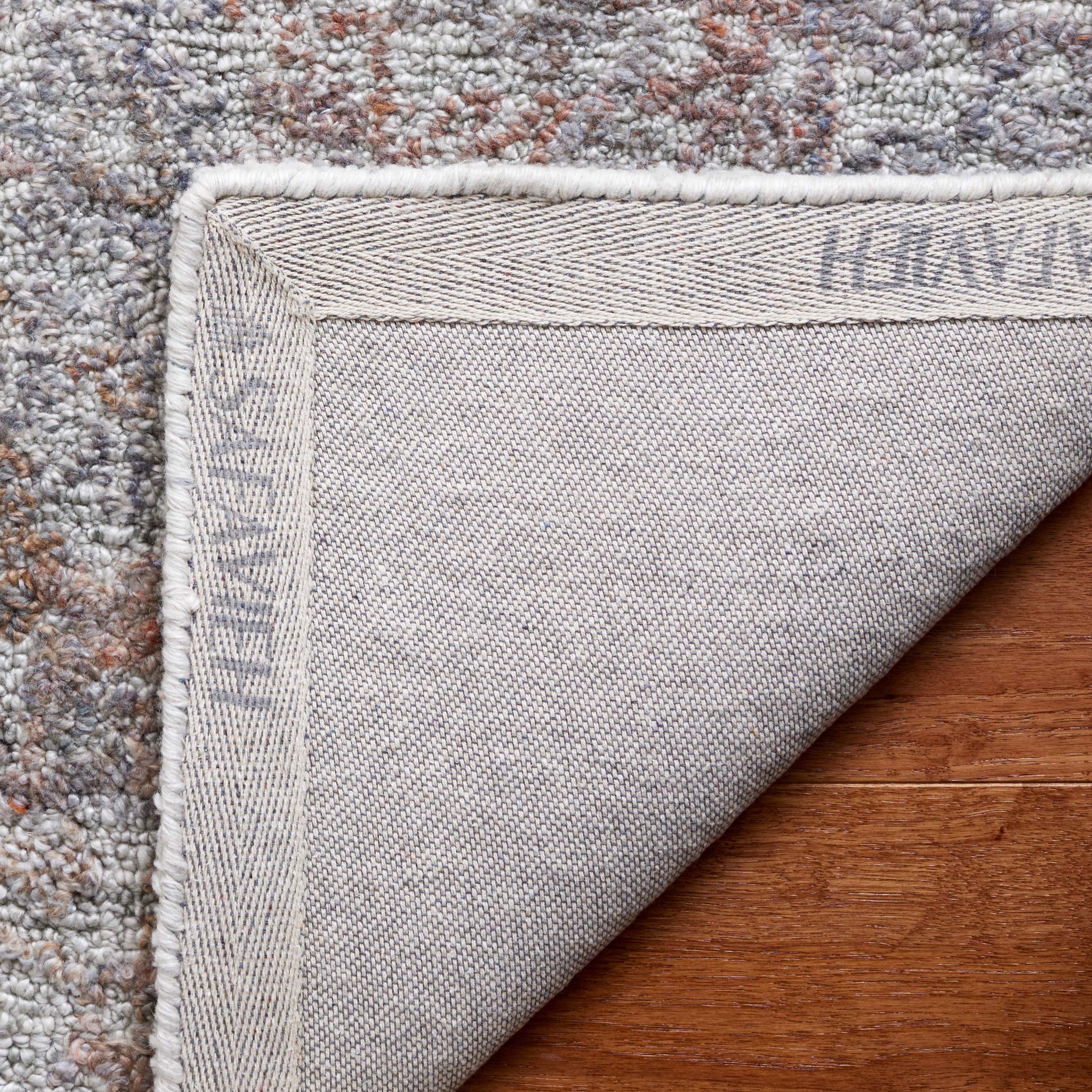 SAFAVIEH Marquee Rita Medallion Polyester Area Rug, Rust/Grey, 3' x 5'