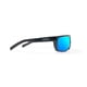 thumbnail image 3 of Gafas de sol Bajío Sigs polarizadas en negro brillante con lente azul espejo, 3 of 7