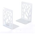 thumbnail image 1 of Heavy Bookends, Bookshelf Home Decor, Metal Bookends White 1 Pair, Bookend Support, 1 of 4