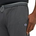 thumbnail image 4 of Champion, Lightweight Open-Hem Lounge Men, Jersey Pants (Reg. or Big, Granite Heather C Patch Logo, X-Large Tall, 4 of 5