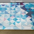 thumbnail image 6 of Ambesonne Digital Place Mats Set of 4, Abstract Mosaic Ombre, Standard Size, Pink Blue and White, 6 of 6
