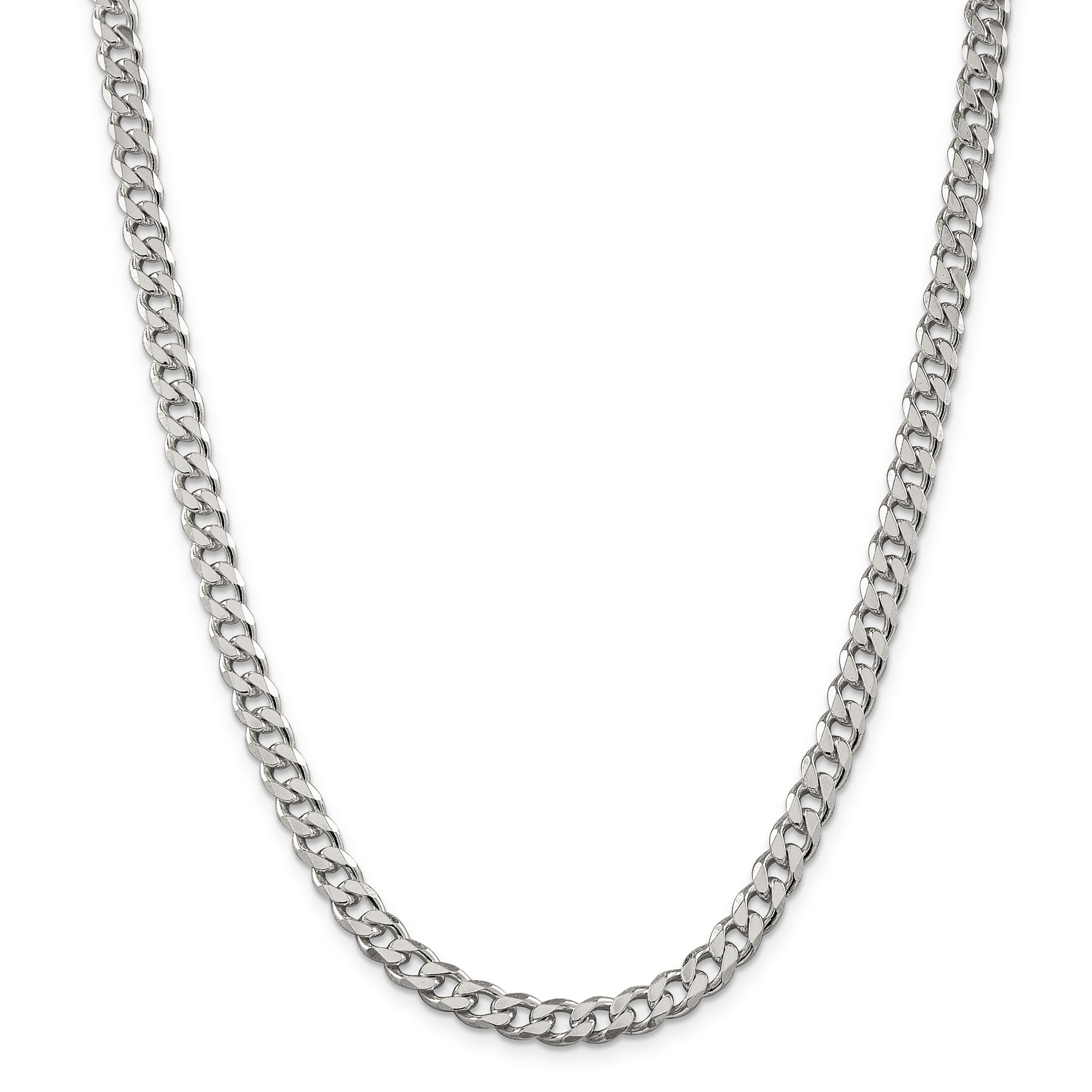 925 Sterling Silver 7mm Curb Chain 20 Inch - Walmart.ca