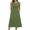 Army Green, variant on Summer Dresses for Women 2025 Sleeveless Red Midi Dress with Pockets Casual Summer A-Line Dress for Parties, Beach, and Daily Wear Plus Size Dresses For Curvy Women