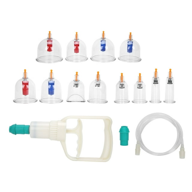 Copa de ventosas para el cuerpo,Equipo de terapia de ventosas transparente Equipo de terapia de ventosas Copa de ventosas Lograr más