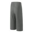 thumbnail image 2 of yillto Mens Quick Dry Shorts Knee Length Lightweight Long Shorts Elastic Waist Running Athletic Pants L-5XL, 2 of 7