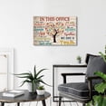 thumbnail image 4 of HFDF This Office We Are A Team spirational Wall Art Positive Modern Decor Poster Canvas Prt Ready To Hang, 10x8inch Unframed, 4 of 6
