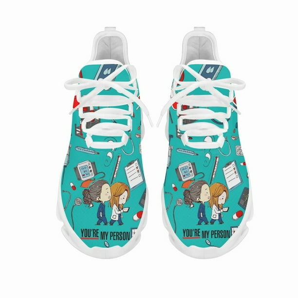 Zapatillas de deporte de moda para mujer, zapatillas de malla transpirables para correr, calzado para caminar resistente al desgaste para mujer