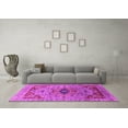 thumbnail image 3 of Ahgly Company Indoor Rectangle Oriental Pink Industrial Area Rugs, 7' x 10', 3 of 4