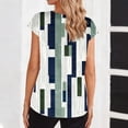 thumbnail image 3 of cocolona Womens Summer Silk Satin Tops Plus Size V Neck Short Sleeve T-shirt Fashion Casual Cute Print Tees Blouses, 3 of 6