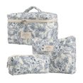 thumbnail image 1 of Injueey Bolsa de cosméticos de poliéster para mujer, bolsa portátil para cosméticos, patrones de algodón, bolsa de almacenamiento para Almacenamiento y organización del hogar tipo+2, 1 of 6