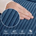 thumbnail image 4 of 2 Pack/ 4 Pack Fall Decor Pillow Covers Fall Decorations Home Halloween Throw Pillow Covers, 18x18 Inch Corduroy Square Cushion Cover Stripes Pillow Cases for Bedroom Sofa Living Room Couch, 4 of 7