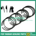 thumbnail image 1 of 4 Pack 88mm Piston Rings for FAWDE KD488D Engine Parts -, 1 of 4