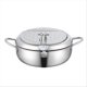 thumbnail image 1 of 304 Stainless Steel Kitchen Tempura Fryer Pan Japanese Deep Frying Pot with A Thermometer and A Lid, 1 of 5