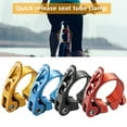 thumbnail image 3 of Happydeer Aluminum Alloy Seatpost Clamp High Strength Wear-resistant Quick Disassembly Seat Tube Clip for MTB, 3 of 13