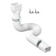 thumbnail image 1 of Rain Gutter Downspout Extensions Telescopic Rain Gutter Drain Terrace Home & Accessories  White B, 1 of 7