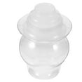 SHISUYAN Clear Plastic Pickle Jar with Water Seal Lid 1.25L