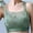 Green, variant on Plus Size Bras for Women Border Adjustable With Steel Ring Gathered Up To Hold Breathable Large 'S Summer