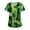 #2-mint green, variant on Womens Nurse Uniforms Summer Irish Shamrock Printed V Neck Breathable Scrub Tops Short Sleeve Professionals Soft Stretch St. Patrick's Day T-Shirts with Pockets  3X-Large