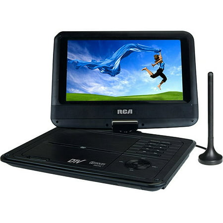 RCA DPDM95R 9" Portable Digital TV with Built-in DVD Player, Black