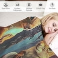 thumbnail image 3 of Orinice Squirrel Super Soft Throw Blanket Throw for Sofa Couch Bed Fluffy Flannel Fleece Blanket Machine Washable Nap Blanket Bed Spread  40x50in, 3 of 6