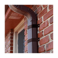thumbnail image 3 of Downspout Adapter Gutter Downspout Strap 3X4 Leader Strap 3X4 (4 Pack) (Brown), 3 of 6