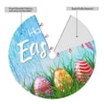 thumbnail image 2 of Rateoe Happy Easter Print Christmas Tree Skirt 36" for Xmas Holiday New Year Party Circle Tree Mat Ornaments Decoration, 2 of 7