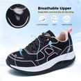 thumbnail image 6 of AOV Womens Walking Shoes for Plantar Fasciitis, Arch Support Athletic Tennis Sneakers Orthotic Comfortable Shoes for Standing All Day Pink US 8.5, 6 of 8