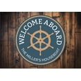 thumbnail image 1 of Houseboat Novelty Decor, Metal Wall Sign - 12" Circle, 1 of 4